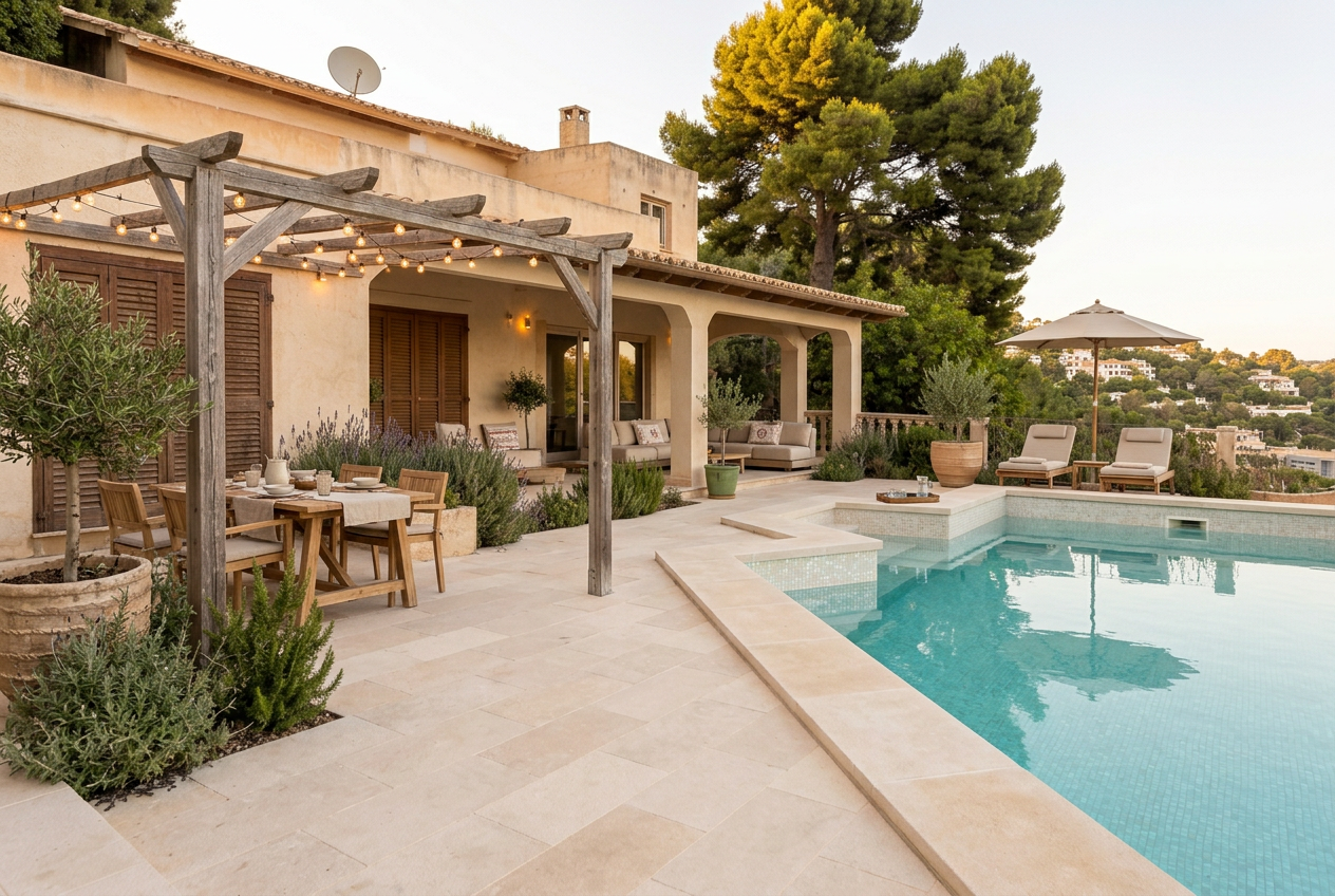Terrace and pool, Santa Ponsa villa — Possible result