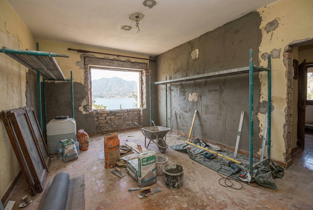 Full refurbishment, Port d'Andratx — Work in progress